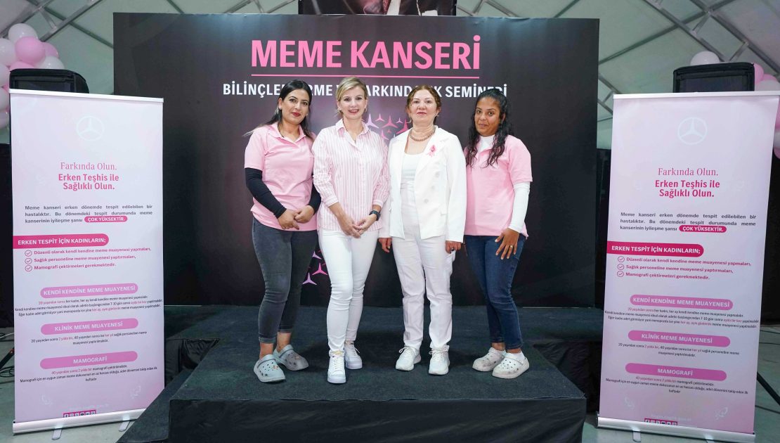 Mercedes-Benz Türk, Hatay’da Meme Kanseri Bilinçlendirme ve Farkındalık Ayı Kapsamında Bölgeden Kadınlar ile Bir Araya Geldi!