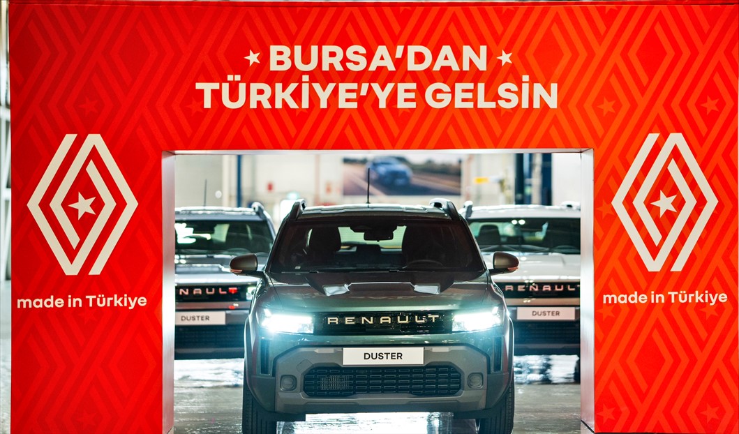 YENİ RENAULT DUSTER'IN ÜRETİMİ BURSA'DA BAŞLADI