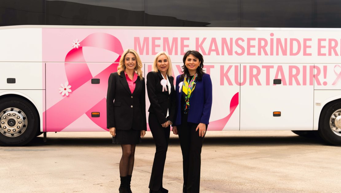 Mercedes-Benz Travego Meme Kanseriyle Mücadelede Farkındalık Yaratacak Yeni Bir Yolculuğa Başladı!