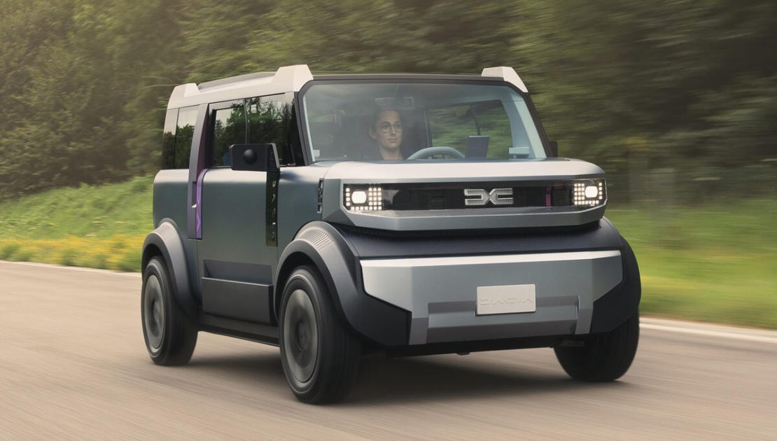 Dacia Hipster, 800 kg'lık elektrikli otomobil olarak tanıtıldı
