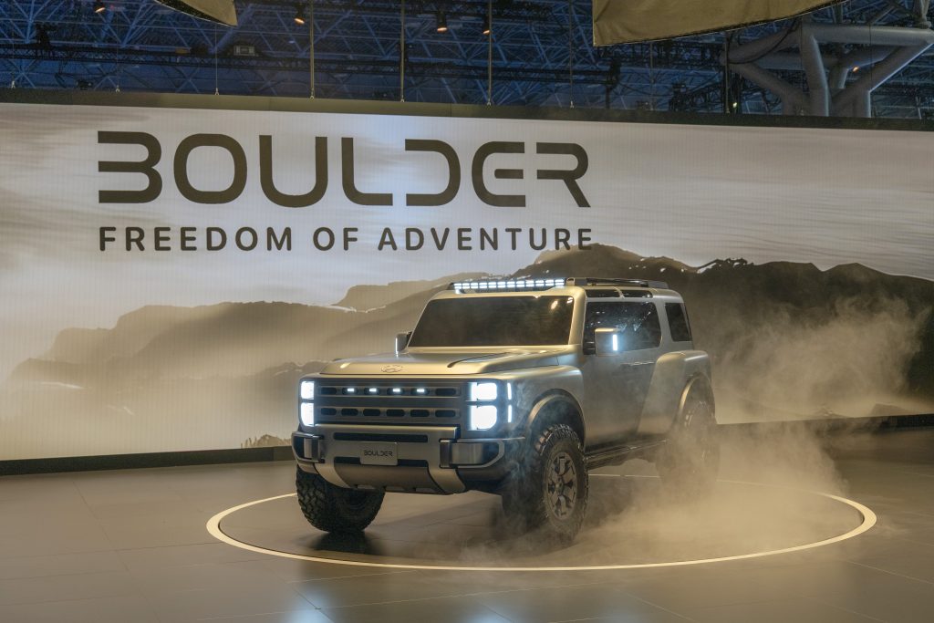 Hyundai Boulder Concept New York’ta Sürpriz Dünya Prömiyerini Gerçekleştirdi.