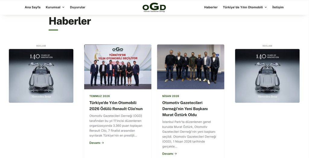 Otomotiv Gazetecileri Derneği’nin Dijital Mecraları Yenilendi